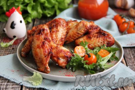 Куриные крылышки в аэрогриле