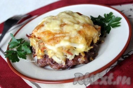 Стожки - блюдо из мясного фарша - готово.