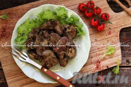 Куриная печень на пару в мультиварке