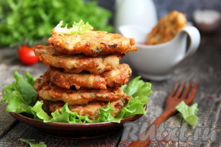 Растрёпки из куриной грудки с сыром