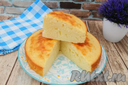 Манник на кефире и сметане