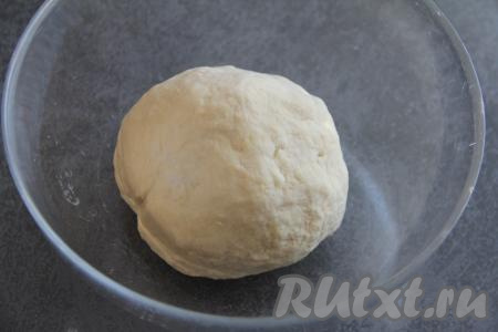 Перемешать тесто сначала ложкой, затем вымесить руками. Тесто для лепёшек должно получиться мягким, не липнущим к ладоням. Оставить тесто в миске, накрыв полотенцем, на 1 час.