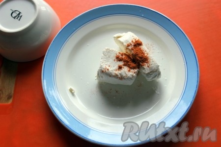 Ингредиенты для приготовления корзинки из творога