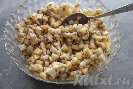 Перемешать и яблочно-ореховая начинка для штруделя готова.&nbsp;