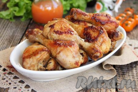 Куриные ножки в пиве на сковороде