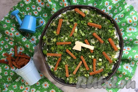 Салат "На траве дрова"