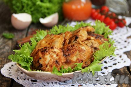 Куриная печень в сметанно-чесночном кляре