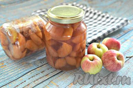 Зимой это яблочное варенье порадует вас своим вкусом и ароматом. Дольки ранеток можно подать к чаю, а можно использовать в качестве начинки для различной выпечки.