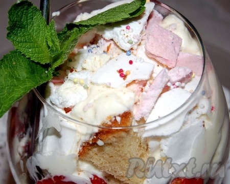 И таким образом заполнить весь фужер. 