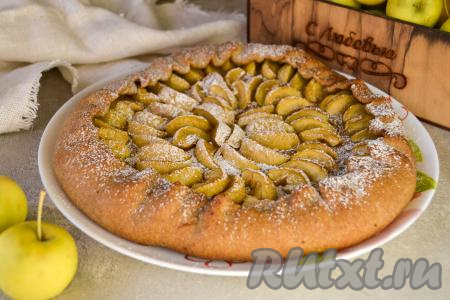 Ржаная галета с яблоками