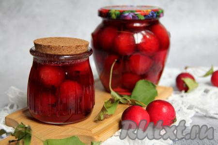 Прозрачное варенье из райских яблок с хвостиками