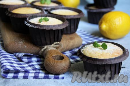 Лимонные маффины