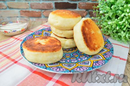Сырники из зернёного творога