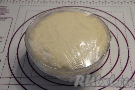 По прошествии часа тесто для пирожков увеличится в объёме раза в 2-3.