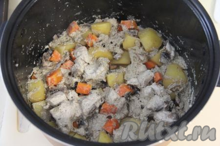 После звукового сигнала блюдо будет готово.