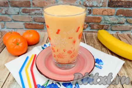 Смузи из мандарина и банана