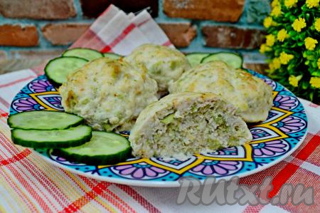 Куриные котлеты с брокколи в духовке