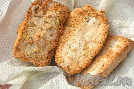 Рецепт бискотти с орехами