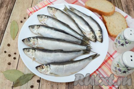 Через 24 часа вкуснейшая салака домашнего посола будет готова. 