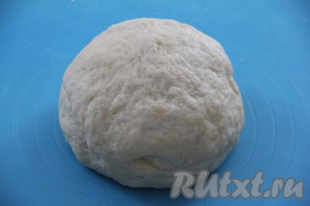 Перемешать содержимое миски столовой ложкой, а затем вымесить тесто руками. Тесто для чебуреков должно получиться мягким, пластичным, не липнущим к рукам. Если тесто слегка липнет, тогда добавьте совсем немного муки. Накрыть тесто плёнкой и оставить "отдохнуть" на столе минут на 30.&nbsp;