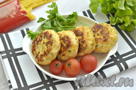 Котлеты из куриного фарша с морковью