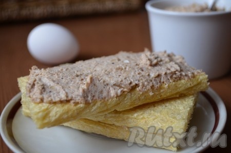 Паштет из вареных яиц