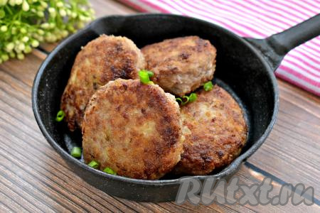 Котлеты с пекинской капустой и фаршем