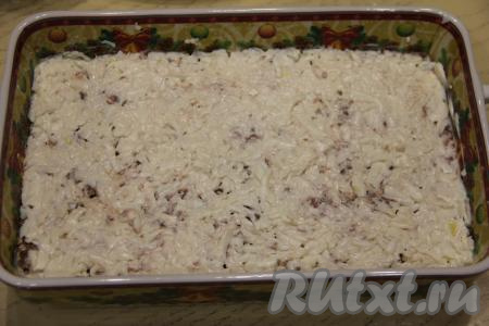 Смазать этот слой майонезом и разровнять.