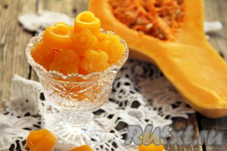 Яркий, в меру сладкий мармелад, приготовленный из тыквы с агар-агаром, порадует вас своим вкусом.