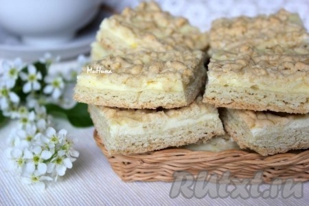 Песочное печенье с творогом
