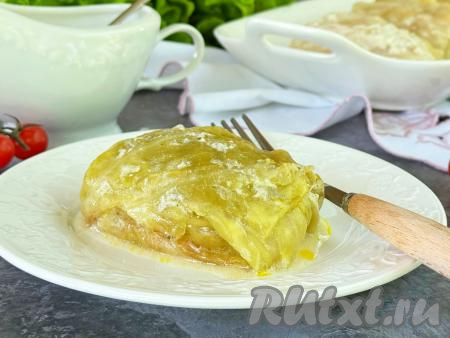 Голубцы получились нежными, сочными, вкусными. Это блюдо всегда вносит приятное разнообразие в меню.