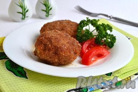Котлеты из фарша курицы и свинины