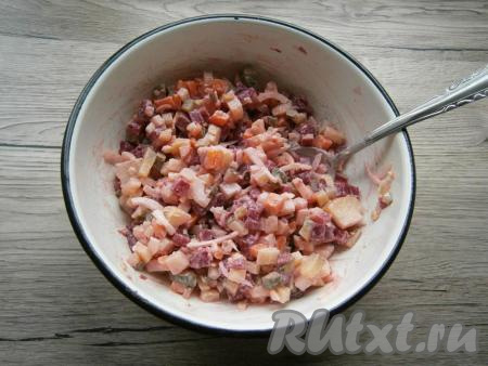 Тщательно перемешать.