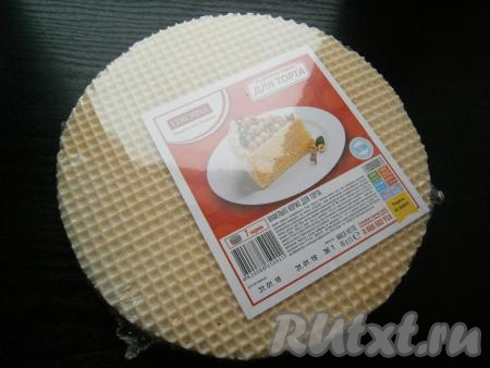 Вот так выглядит упаковка с вафельными коржами.