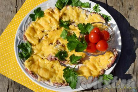 Отбивные из говядины с сыром в духовке