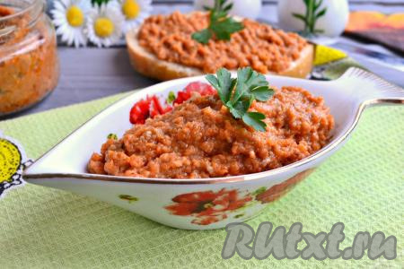 Икра из манки и селедки