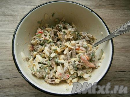 Тщательно перемешать.