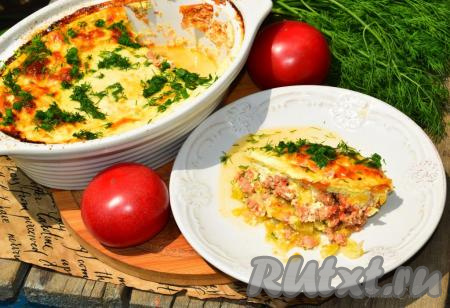 Если вы еще не пробовали готовить запеканку с капустой и фаршем в духовке по этому рецепту, то очень рекомендую!