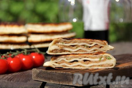 Рецепт китайских лепёшек с мясом