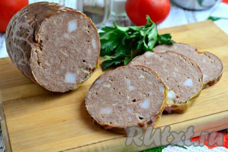 Печеночная колбаса в домашних условиях