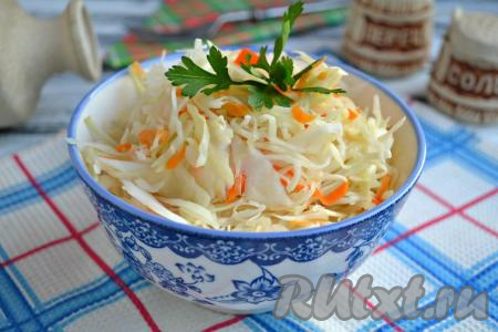 Быстрая маринованная капуста за 2 часа