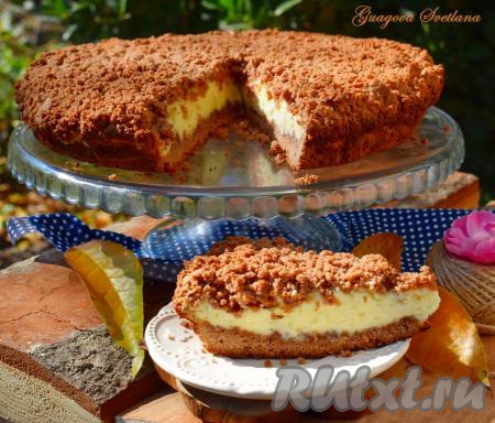 Творожный "торфяной" пирог