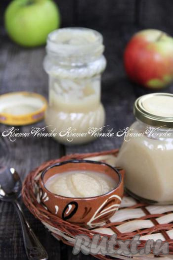 Пюре "Неженка" из яблок и сгущенки