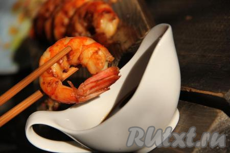 Вот такие аппетитные, ароматные и очень вкусные получились&nbsp;лангустины, жареные с чесноком и соевым соусом. Подать с овощным салатом или овощами гриль.