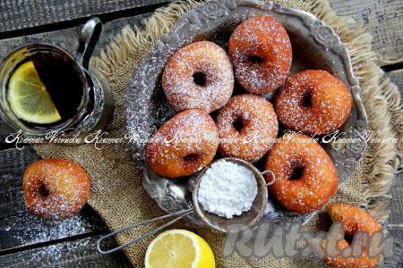 Рецепт пончиков на сухих дрожжах