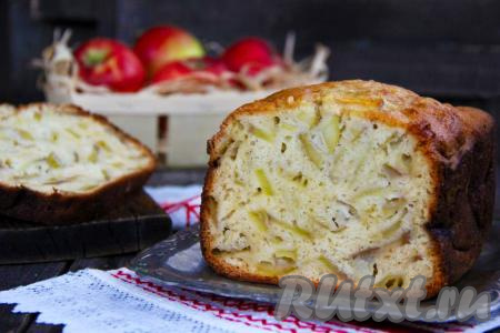 Шарлотка с яблоками в хлебопечке