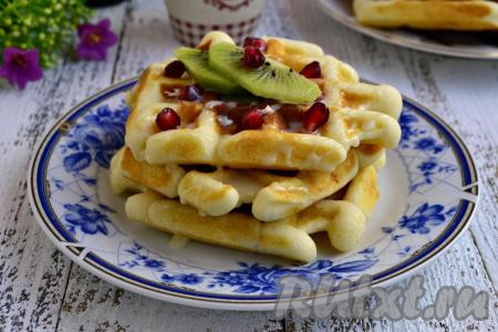 Рецепт вафель на сгущенке для электровафельницы