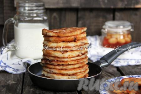 Рисовые оладьи на кефире