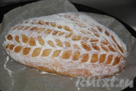 Поставить творожный хлеб в разогретую духовку и выпекать, примерно, 35 минут при температуре 200 градусов. Хлеб покроется красивой золотистой корочкой.