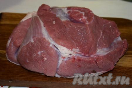 Зачищаем мясо от пленочек.